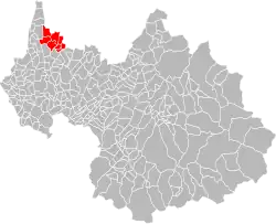 Lage der CC du Canton d’Albens im Département Savoie