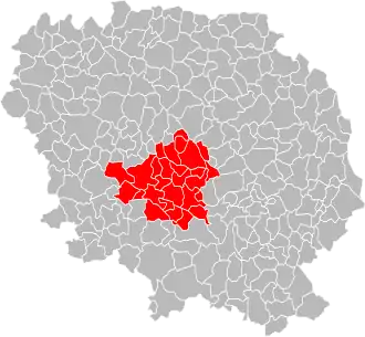 Lage der CC du Pays Creuse-Thaurion-Gartempe im Département Creuse