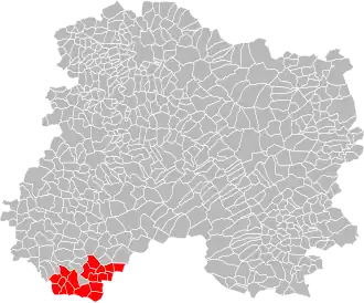 Lage des Gemeindeverbandes