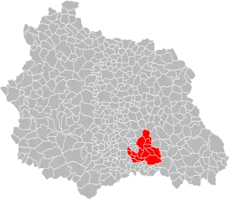 Lage des Gemeindeverbandes
