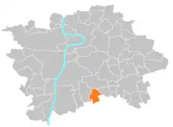 Lage von Praha-Šeberov