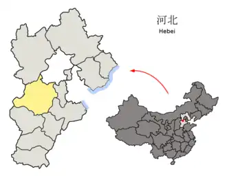 Baoding in der Provinz Hebei