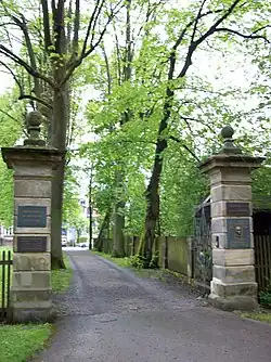 Eingang, vom Hofgarten aus