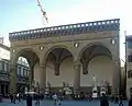 Die Loggia dei Lanzi in Florenz (Vorbild der Feldherrnhalle)