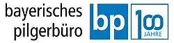 Logo Bayerisches Pilgerbüro 100 Jahre Jubiläum 2025