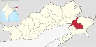 Lagekarte des Distrikts