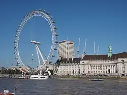 London Eye, mit dem Naben-Lager von FAG Kugelfischer
