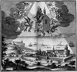 Loreto auf einer Illustration von 1725