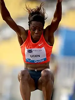 Lorraine Ugen erreichte Platz zehn