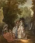 Frauen und Kinder in Park, 1789 (Louvre).