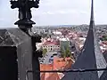 Blick auf Louny von der Turmgalerie
