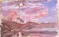 Lovis Corinth: Gebirgslandschaft bei Vollmond, 1918