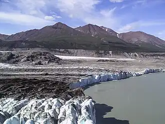 Gletscherzunge des Lowell-Gletschers