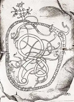 Zeichnung in Aufsicht