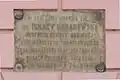 Gedenktafel für Ignacy Baranowski (* 1833; † 1919)
