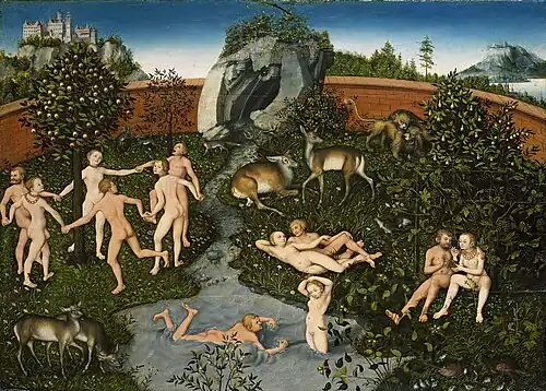 Lucas Cranach der Ältere, Das goldene Zeitalter, 1530