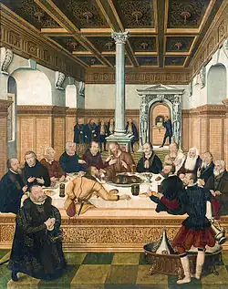 Lucas Cranach d. J.: Abendmahl