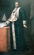Ludwig von Helmstatt, Bischof von Speyer (1478–1504). Gemälde aus dem 18. Jahrhundert