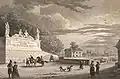 Kanaldenkmal in ursprünglicher Umgebung, 1845