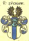 Wappen derer von Lüchau in Siebmachers Wappenbuch von 1605