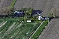 Luftbild der Windmühle