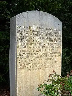 Luise Meyer-Strasser (1894–1974) Malerin, Kunsthandwerkerin. Grab, Friedhof am Hörnli.