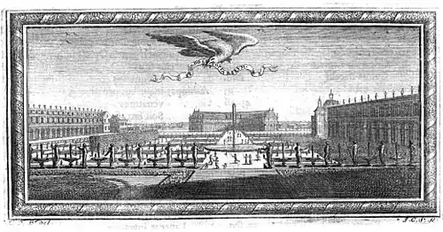 Lustgarten und Orangerie-Haus (Berlin) (um 1695)