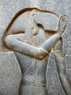 Thot, Thron Ramses II., Luxor