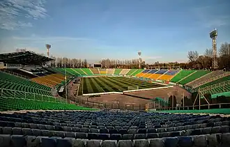 Blick ins Stadion Ukrajina (2014)