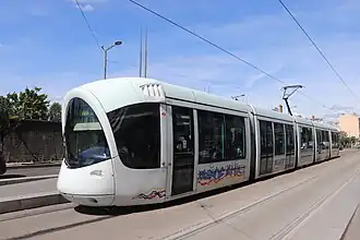 Citadis 302 des Erstkunden Straßenbahn Lyon