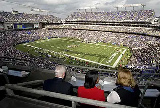 Das M&T Bank Stadium im November 2008