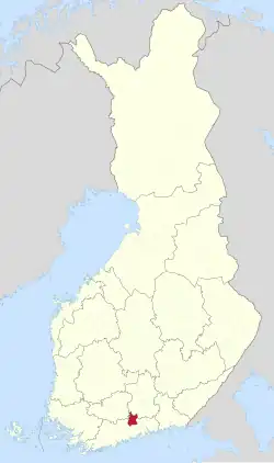 Lage von Mäntsälä in Finnland