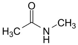 Strukturformel von N-Methylacetamid