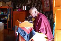 Mönch in Erdene Dsuu