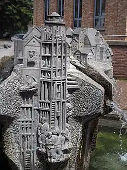 Erzählstein Wasserturmbau