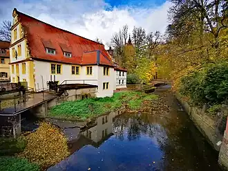 Blick von der Brücke nach Norden