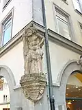Frauenplatz 11 mit dem Hl. Christophorus