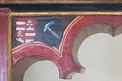 Wappen des Abtes Leonhard Schmid