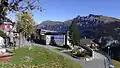 Endstation in Mürren (Strassenzugang Herbst 2015)