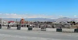 Blick auf Artaschat von der Autobahn aus, 2016