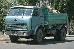 Ein MAZ-5549 in Tadschikistan (2016)