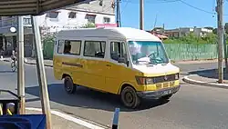 Bremer Transporter (MB T1) als Sammeltaxi.