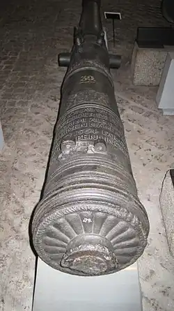 Der Engel, von Matthias Benningk gegossenes Geschütz