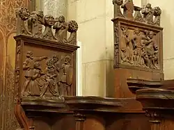 Dornenkrönung Christi, um 1844; Kindermord des Herodes, um 1345