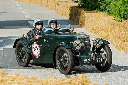 MG PA, Baujahr 1935, mit nachträg­lich angebautem Kompressor