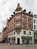 Wohn- und Geschäftshaus Kirchgasse 60 / Mauritiusstraße 1 in Wiesbaden (1890)