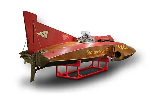 Slo-Mo-Shun IV war das letzte durch einen Propeller angetriebene Boot, das den absoluten Geschwindigkeitsweltrekord auf dem Wasser aufstellte.
