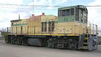 Mosaik 212, eine EMD MP15DC --Fort Meade, Florida.