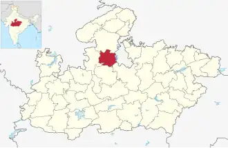 Lagekarte des Distrikts