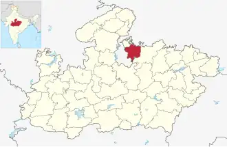 Lagekarte des Distrikts